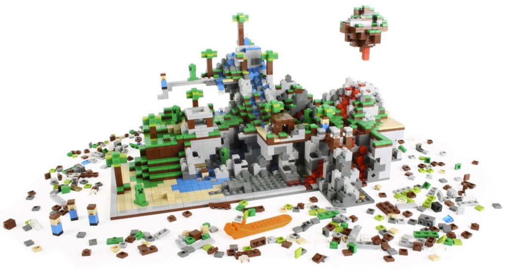 Dette er, hvad der sker, når Legos egne designere bygger seks eksemplarer af det oprindelige Lego Minecraft-sæt sammen.